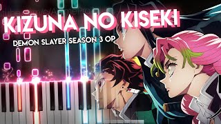 Kizuna no Kiseki - Demon Slayer Season 3 OP | MAN WITH A MISSION x milet (piano)