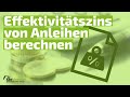 Effektivitätszins von Anleihen berechnen