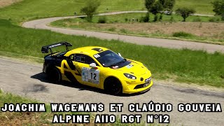 Rallye de la Drôme Paul Friedman 2024 - Alpine A110 RGT N°12 - Joachim WAGEMANS et Claúdio GOUVEIA