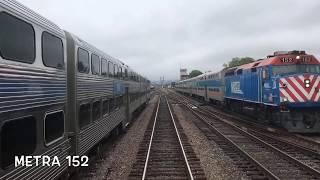 Metra Union Pacific West Cab Control ride from Elmhurst to COTC