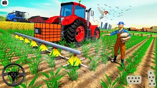 Real farming mods | best Android games | Grand farming simulator tractor gameplay  #wheatfarming  4