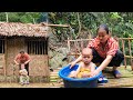 Single mother: Harvesting potatoes to sell at the market - Haircut & bath for A NAM