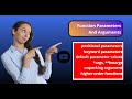 Python Tutorial: Function Parameters and Arguments | Function Parameters/ Arguments #python