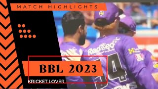 Hobart Hurricanes vs Sydney Thunder 2023 Highlights BBL 2023 Match 42 highlights | BBL 12