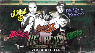 Sech, Daddy Yankee, J Balvin, Rosalía, Farruko - Relación Remix ( Oficial)