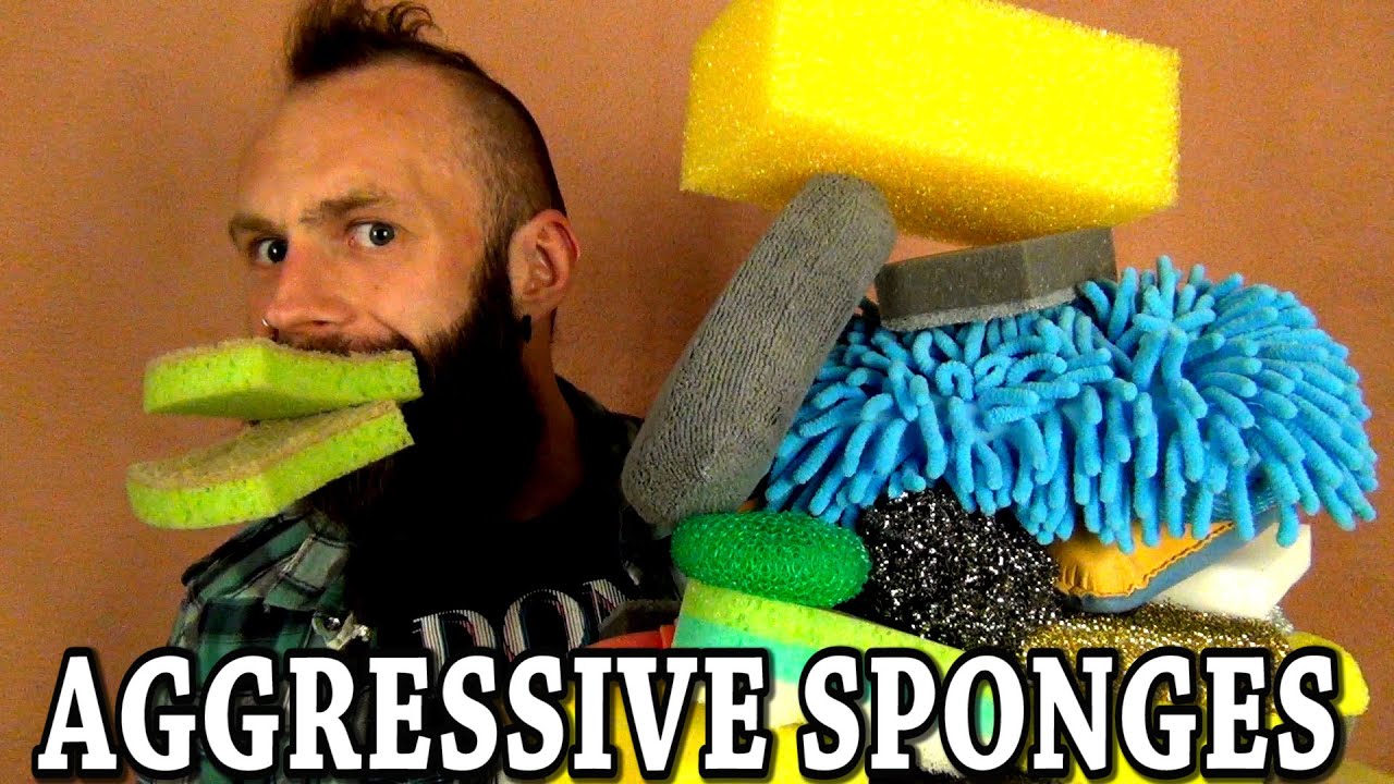 Aggressive Asmr Sponges Youtube