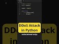 DDoS Attack in Python (educational purposes only)