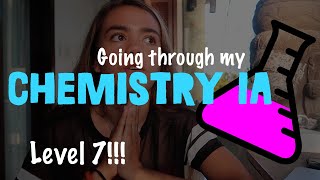 Going Through IB Chemistry HL IA (Level 7)
