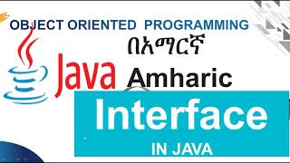 intterface in java with example Amharic በአማርኛ
