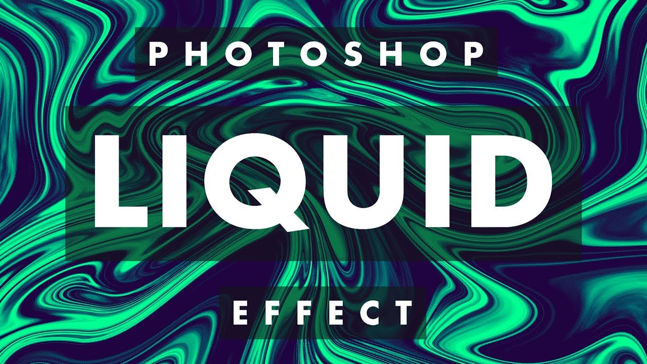 Liquid Effect Tutorial Adobe Photoshop Photoshop Trend