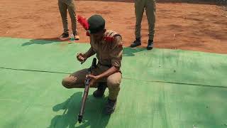 NCC Weapon training In CATC Camp...⚔️🇮🇳⚔️💂