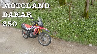 Motoland Dakar 250 ST поездка к Неберджаевскому водохранилищу [5K]