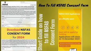 How to Fill NSFAS Consent Form ✊🏻