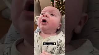 baby sneeze #short #funny