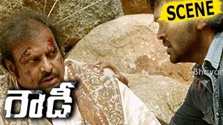 Villains Fight On Mohan Babu And His Family | Action Scene || RGV Rowdy Movie Scenes