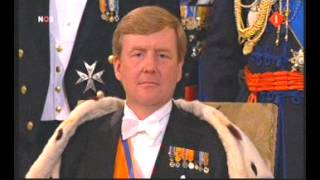 Beëdiging koning Willem-Alexander in Nieuwe Kerk Deel 7. Afleggen van de eed.