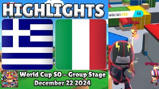 Battle Guys | 🇬🇷 Greece vs Italy 🇮🇹 HIGHLIGHTS - S0 World Cup Group Stage