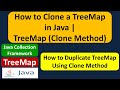 How to Clone a TreeMap in Java | TreeMap (Clone Method) | Java Collection Framework