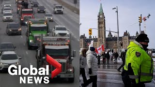 Trucker convoy: Ottawa police preparing for protests this weekend in Canada's capital | FULL