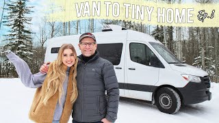 Turning A Van Into A Tiny Home To Surprise My Dad !! EP: 1/3