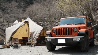 【キャンプ夫婦】人気の道具がズラリ🏕JEEP＋おすすめキャンプ場も#251