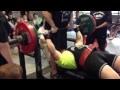 brett einhaus 529 raw bench press apf meet