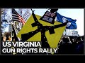 Gun rights supporters rally in US state of Virginia