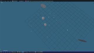 Blender gravity simulation preview