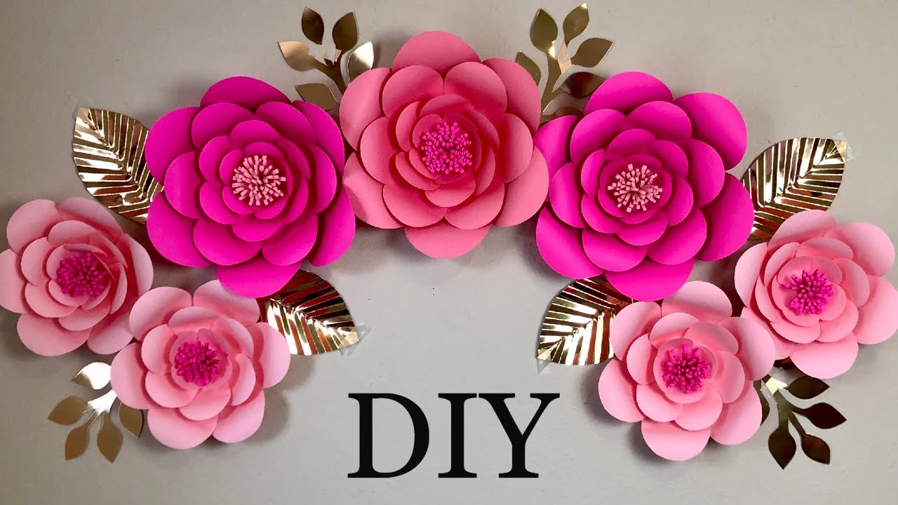 Diy Paper Flower Wall Decoration Ideas Billingsblessingbags Org