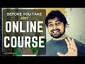 Before you take any online course