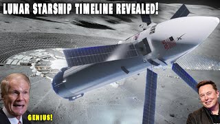 SpaceX & NASA just revealed NEW TIMELINE for Lunar Starship landing on the Moon