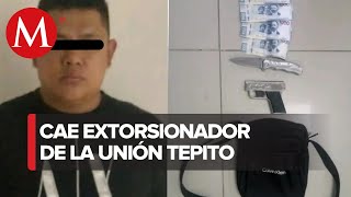 Detienen a presunto integrante de 'La Unión Tepito' en Ecatepec