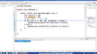 Java Tutorial For Beginners 9 Logical Operators in Java