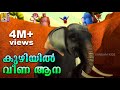 കുഴിയിൽ വീണ ആന | Kids Animation Malayalam | Kuttikurumban Vol 2 | Kuzhiyil Veena Aana
