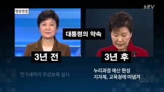 [NocutView] 박근혜 대통령 3주년, 대통합은 어디가고 호통만