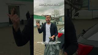 Almanyada pet şişe toplayıcısı😄