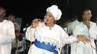 Busola Oke in another dimension at Kunle Destiny's Church opening Concert