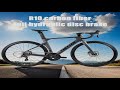 r10 carbon fiber gravel bicycle trp line oil disc road bike ultra light 24 speed road raci