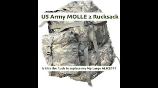 US Army MOLLE 2 Rucksack. Can it replace my Large ALICE???