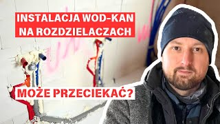 Instalacja wodno-kanalizacyjna na rozdzielaczach w domu | WOD-KAN | Hydraulik |