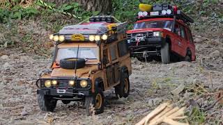 Defender Camel - D1RC \u0026 LandRover Discovery1 G4 Challenge fall travel