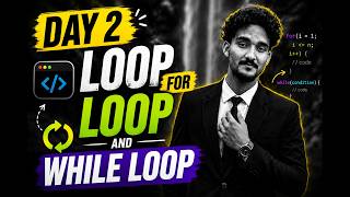 Day 2: For Loop & While Loop in Python | Beginner Friendly Tutorial