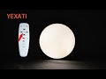 app u0026 remote control tutorial yexati led ceiling lights