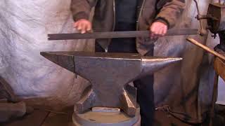 358 lb  North German double horn blacksmith anvil for sale