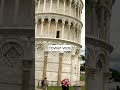 The Leaning Tower of Pisa: A Tower That Was Never Straight! #shorts