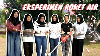 CARA MEMBUAT ROKET AIR SEDERHANA - EKSPERIMEN FISIKA