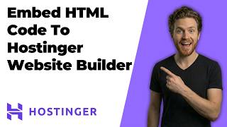 How To Embed HTML Code To Hostinger Website Builder (2026 Easy Guide)