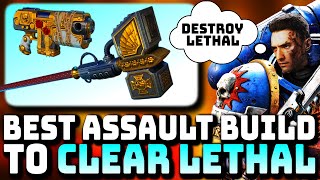 SPACE MARINE 2 - 100% BEST ASSAULT BUILD FOR NEW LETHAL DIFFICULTY - EASY CLEARS