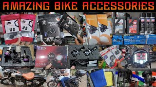 Amazing Bike Accessories 🏍 👌 New LED Lights,Foglight,Tools,Useful Items #topbikes #bikeaccessories