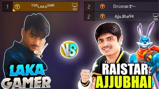 Raistar & Ajjubhai vs Laka Gamer😱 Ajjubhai & Raistar Fan Challenge Me 1 vs 2😡 Ga